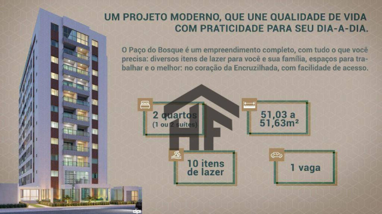 Imagem Apartamento com 2 Quartos à Venda, 51 m² em Encruzilhada - Recife Imagem Apartamento com 2 Quartos à Venda, 51 m² em Encruzilhada - Recife