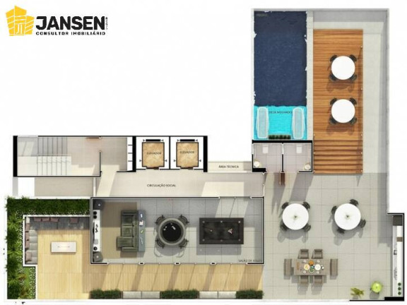 Imagem Apartamento com 2 Quartos à Venda, 59 m² em Bessa - João Pessoa