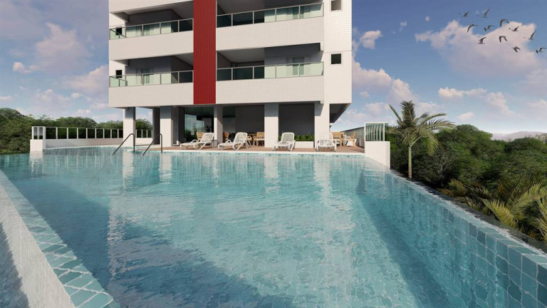 Imagem Apartamento com 2 Quartos à Venda, 80 m² em Guilhermina - Praia Grande