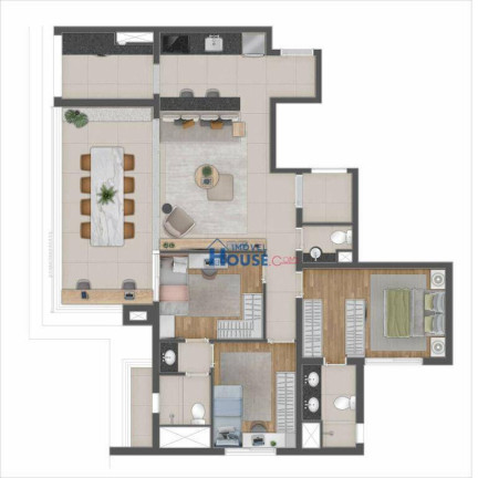 Imagem Apartamento com 3 Quartos à Venda, 107 m² em Pinheiros - São Paulo Imagem Apartamento com 3 Quartos à Venda, 107 m² em Pinheiros - São Paulo