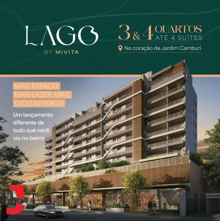 Apartamento com 4 Quartos à Venda,  em Jardim Camburi - Vitória
