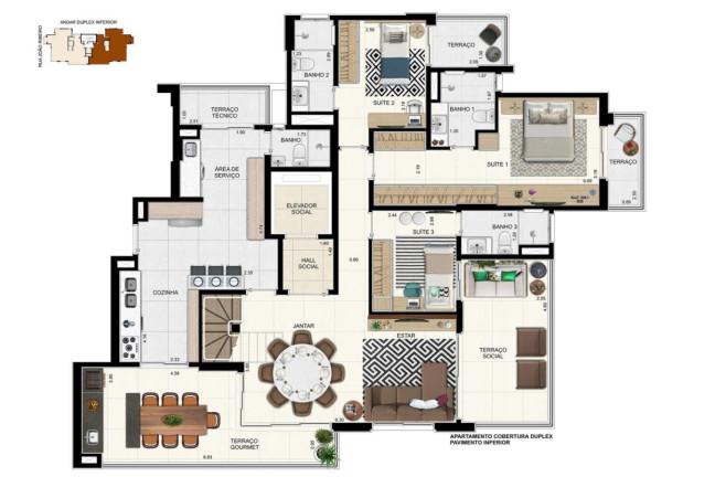 Imagem Cobertura à Venda, 323 m² em Campestre - Santo André Imagem Cobertura à Venda, 323 m² em Campestre - Santo André