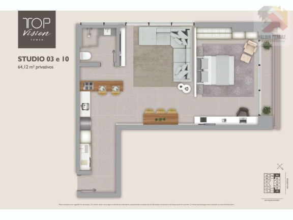 Imagem Imóvel Comercial à Venda, 44 m² em Centro - Florianópolis