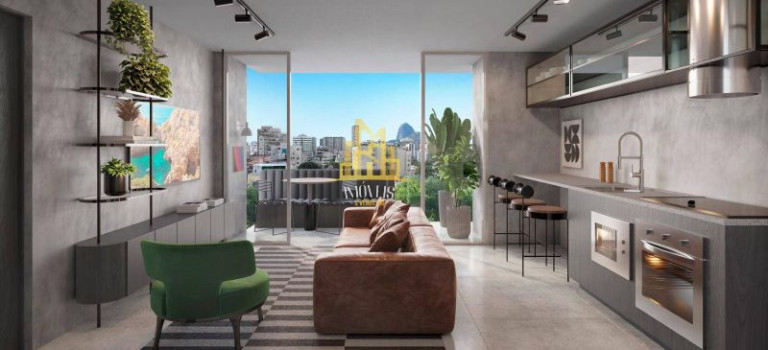 Imagem Apartamento com 1 Quarto à Venda, 32 m² em Humaitá - Rio De Janeiro
