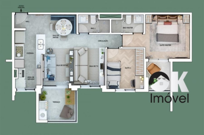 Imagem Apartamento com 2 Quartos à Venda, 72 m² em Perdizes - São Paulo