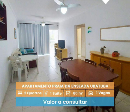 Imagem Apartamento com 2 Quartos à Venda, 82 m² em Praia Da Enseada - Ubatuba Imagem Apartamento com 2 Quartos à Venda, 82 m² em Praia Da Enseada - Ubatuba