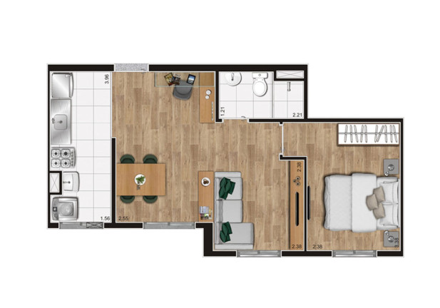 Imagem Apartamento com 2 Quartos à Venda, 41 m² em Vila Nova Cachoeirinha - São Paulo