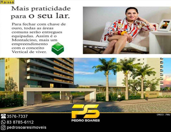 Imagem Apartamento com 4 Quartos à Venda, 127 m² em Altiplano Cabo Branco - João Pessoa