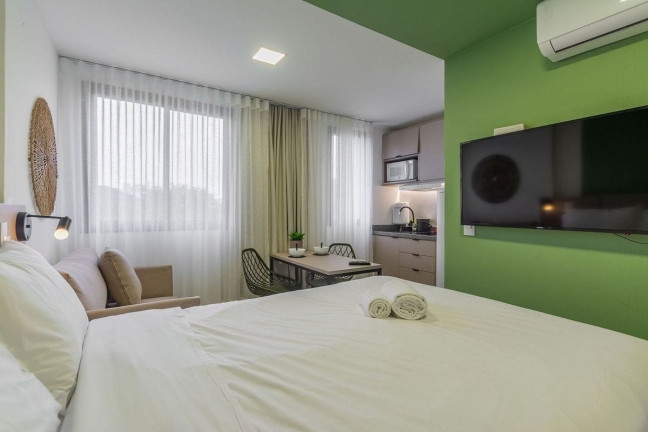 Imagem Apartamento com 1 Quarto para Alugar, 17 m² em Prado Velho - Curitiba