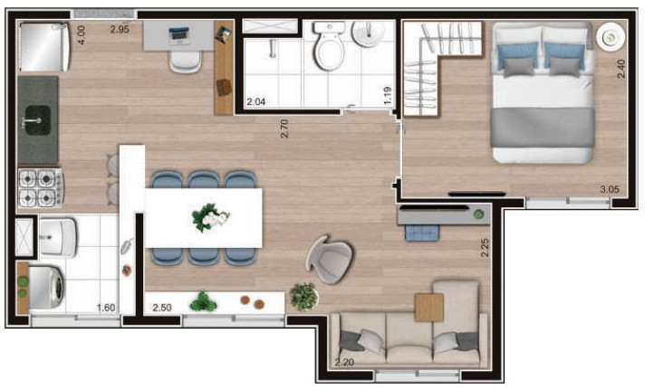 Imagem Apartamento com 2 Quartos à Venda, 35 m² em Pedreira - São Paulo