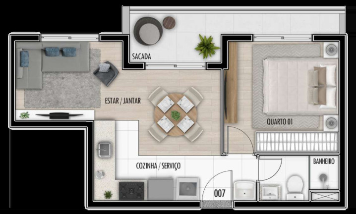 Imagem Apartamento com 3 Quartos à Venda, 57 m² em Santa Cândida - Curitiba Imagem Apartamento com 3 Quartos à Venda, 57 m² em Santa Cândida - Curitiba