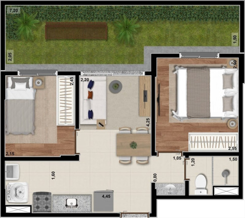 Imagem Apartamento com 1 Quarto à Venda, 24 m² em Jabaquara - São Paulo