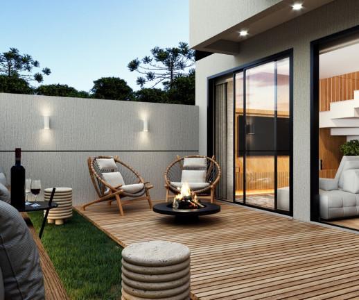 Imagem Casa com 3 Quartos à Venda, 103 m² em Santa Felicidade - Curitiba Imagem Casa com 3 Quartos à Venda, 103 m² em Santa Felicidade - Curitiba