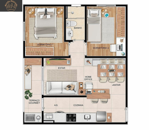Imagem Apartamento com 2 Quartos à Venda, 52 m² em Centro - São Bernardo Do Campo Imagem Apartamento com 2 Quartos à Venda, 52 m² em Centro - São Bernardo Do Campo