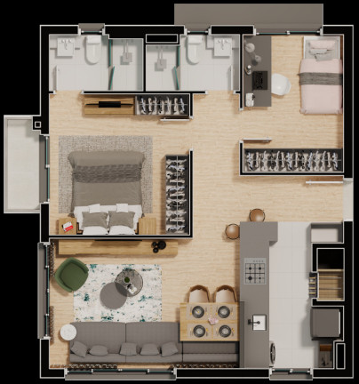 Imagem Apartamento com 1 Quarto à Venda, 34 m² em Bom Fim - Porto Alegre Imagem Apartamento com 1 Quarto à Venda, 34 m² em Bom Fim - Porto Alegre