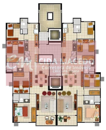 Imagem Apartamento com 3 Quartos à Venda, 89 m² em Brisamar - João Pessoa Imagem Apartamento com 3 Quartos à Venda, 89 m² em Brisamar - João Pessoa