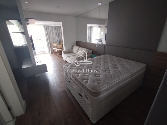 Imagem Imóvel com 1 Quarto para Alugar, 37 m² em Moema - São Paulo