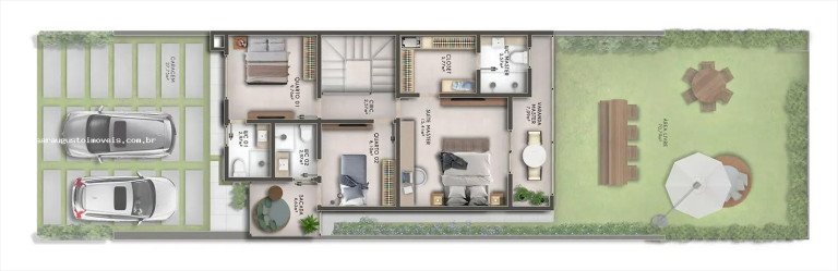 Imagem Casa de Condomínio com 4 Quartos à Venda, 151 m² em Centro - Eusébio Imagem Casa de Condomínio com 4 Quartos à Venda, 151 m² em Centro - Eusébio