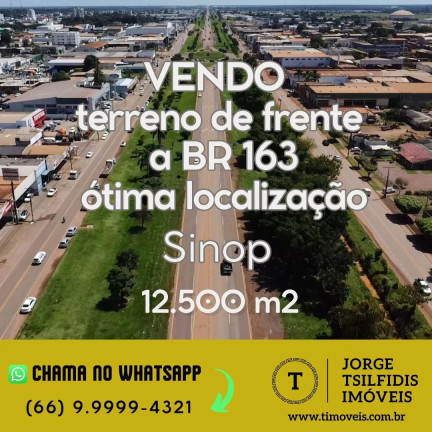 Imagem Terreno à Venda, 12.500 m² em Setor Industrial Norte - Sinop Imagem Terreno à Venda, 12.500 m² em Setor Industrial Norte - Sinop