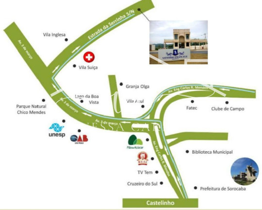 Imagem Terreno à Venda, 1.554 m² em Vittorio Emanuele - Sorocaba Imagem Terreno à Venda, 1.554 m² em Vittorio Emanuele - Sorocaba