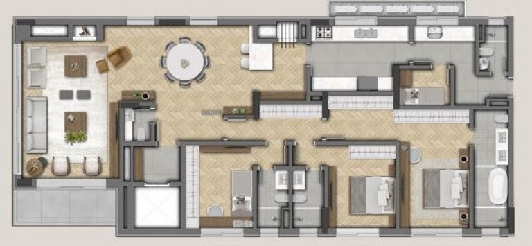 Imagem Apartamento com 3 Quartos à Venda, 155 m² em Mont Serrat - Porto Alegre Imagem Apartamento com 3 Quartos à Venda, 155 m² em Mont Serrat - Porto Alegre