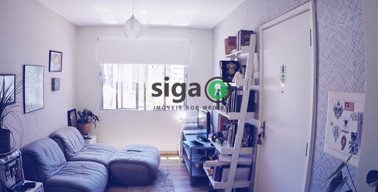 Imagem Apartamento com 1 Quarto para Alugar, 48 m² em Indianópolis - São Paulo Imagem Apartamento com 1 Quarto para Alugar, 48 m² em Indianópolis - São Paulo