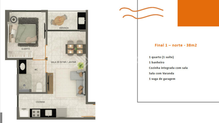 Imagem Apartamento com 1 Quarto à Venda, 38 m² em Monte Castelo - Cabedelo Imagem Apartamento com 1 Quarto à Venda, 38 m² em Monte Castelo - Cabedelo