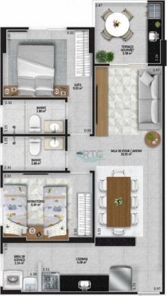 Imagem Apartamento com 2 Quartos à Venda, 63 m² em Aviação - Praia Grande Imagem Apartamento com 2 Quartos à Venda, 63 m² em Aviação - Praia Grande