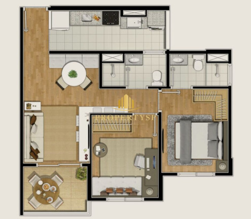 Imagem Apartamento com 2 Quartos à Venda, 54 m² em Lapa - São Paulo Imagem Apartamento com 2 Quartos à Venda, 54 m² em Lapa - São Paulo