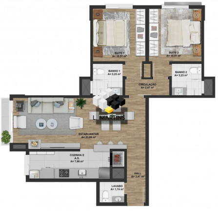 Imagem Apartamento com 2 Quartos à Venda, 76 m² em Floresta - Gramado Imagem Apartamento com 2 Quartos à Venda, 76 m² em Floresta - Gramado