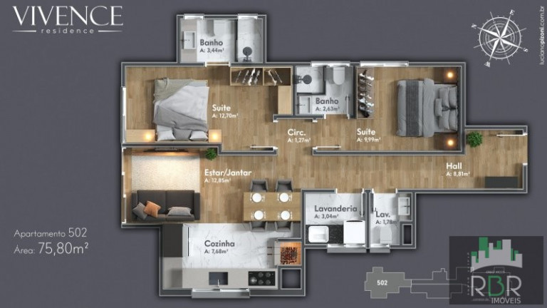 Imagem Apartamento com 1 Quarto à Venda, 49 m² em Região Das Hortênsias Imagem Apartamento com 1 Quarto à Venda, 49 m² em Região Das Hortênsias