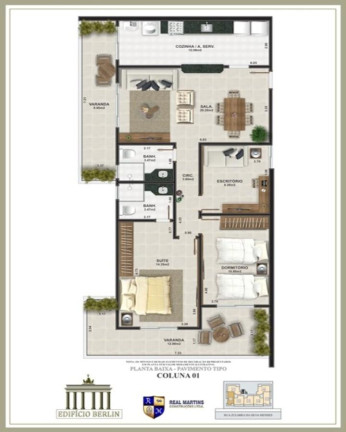Imagem Apartamento com 2 Quartos à Venda, 90 m² em Braga - Cabo Frio