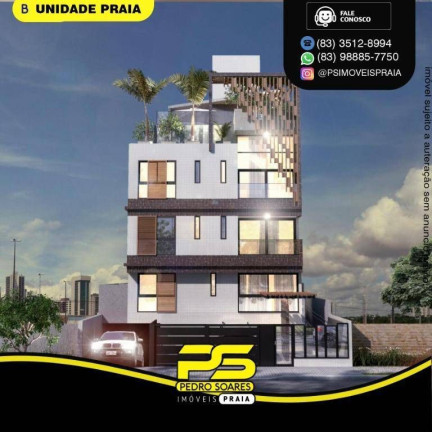 Apartamento com 2 Quartos à Venda, 55 m² em Bancários - João Pessoa