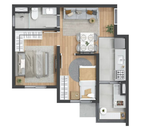 Apartamento com 2 Quartos à Venda, 33 m² em Vila Lageado - São Paulo