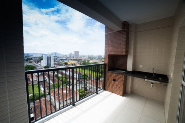 Apartamento com 3 Quartos à Venda, 131 m² em Encruzilhada - Santos
