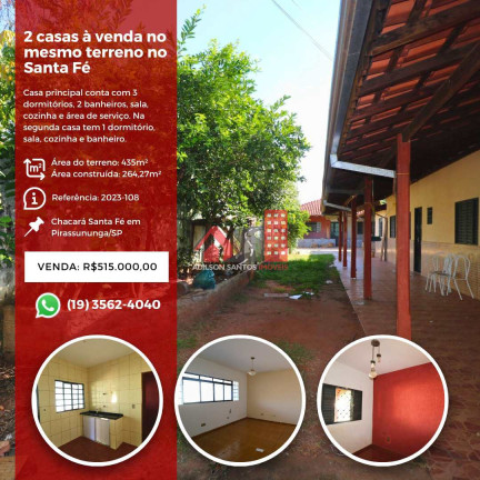 Imagem Imóvel com 4 Quartos à Venda, 435 m² em Vila Santa Fé - Pirassununga Imagem Imóvel com 4 Quartos à Venda, 435 m² em Vila Santa Fé - Pirassununga