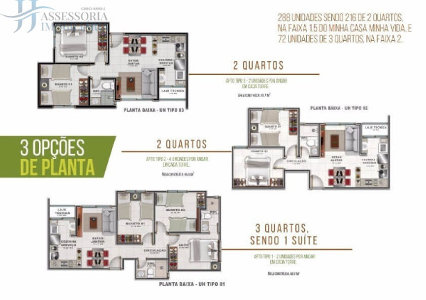 Imagem Apartamento com 3 Quartos para Alugar ou Temporada, 59 m² em Planalto - Natal Imagem Apartamento com 3 Quartos para Alugar ou Temporada, 59 m² em Planalto - Natal