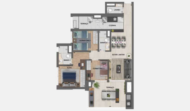 Imagem Apartamento com 3 Quartos à Venda, 91 m² em Vila Prudente - São Paulo