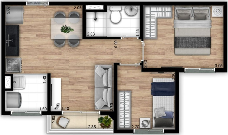 Imagem Apartamento com 2 Quartos à Venda, 32 m² em Jardim Da Pedreira - São Paulo