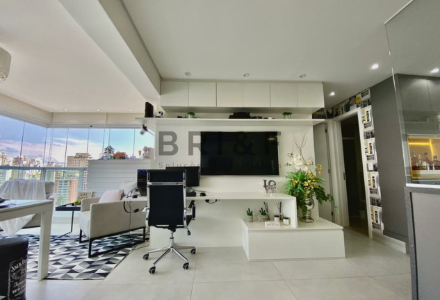 Imagem Apartamento com 1 Quarto à Venda, 58 m² em Brooklin - São Paulo Imagem Apartamento com 1 Quarto à Venda, 58 m² em Brooklin - São Paulo