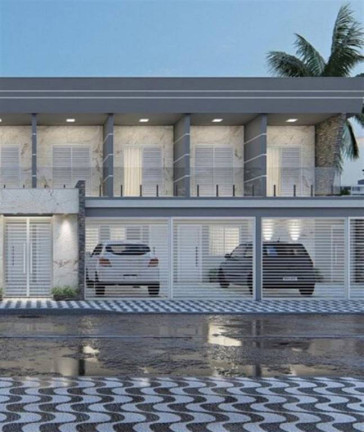 Casa de Condomínio com 2 Quartos à Venda, 60 m² em Mirim - Praia Grande