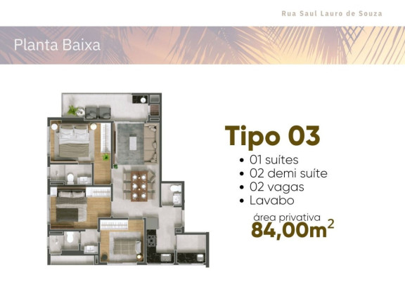 Imagem Apartamento com 2 Quartos à Venda, 60 m² em Perequê - Porto Belo Imagem Apartamento com 2 Quartos à Venda, 60 m² em Perequê - Porto Belo