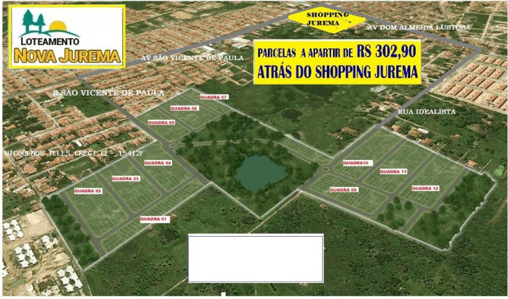 Imagem Terreno à Venda, 150 m² em Araturi (jurema) - Caucaia Imagem Terreno à Venda, 150 m² em Araturi (jurema) - Caucaia