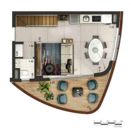 Imagem Apartamento com 1 Quarto à Venda, 46 m² em Itaim Bibi - São Paulo Imagem Apartamento com 1 Quarto à Venda, 46 m² em Itaim Bibi - São Paulo