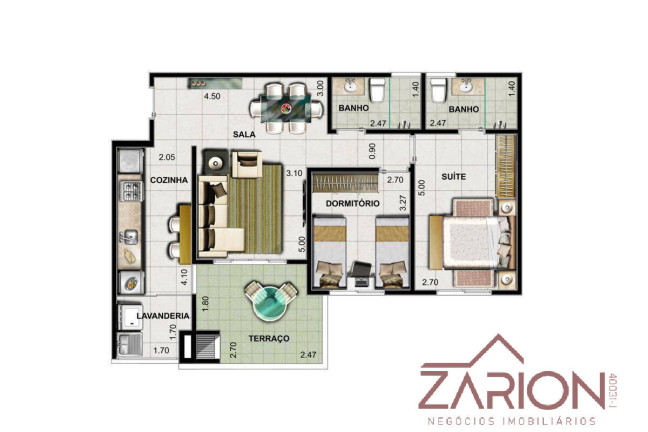 Imagem Apartamento com 3 Quartos à Venda, 76 m² em Centro - Taubaté Imagem Apartamento com 3 Quartos à Venda, 76 m² em Centro - Taubaté