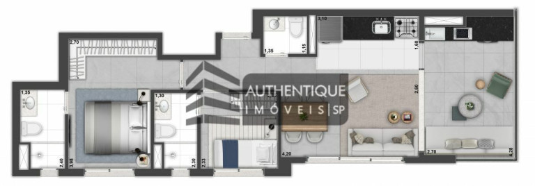 Imagem Apartamento com 2 Quartos à Venda, 64 m² em Jardins - São Paulo Imagem Apartamento com 2 Quartos à Venda, 64 m² em Jardins - São Paulo