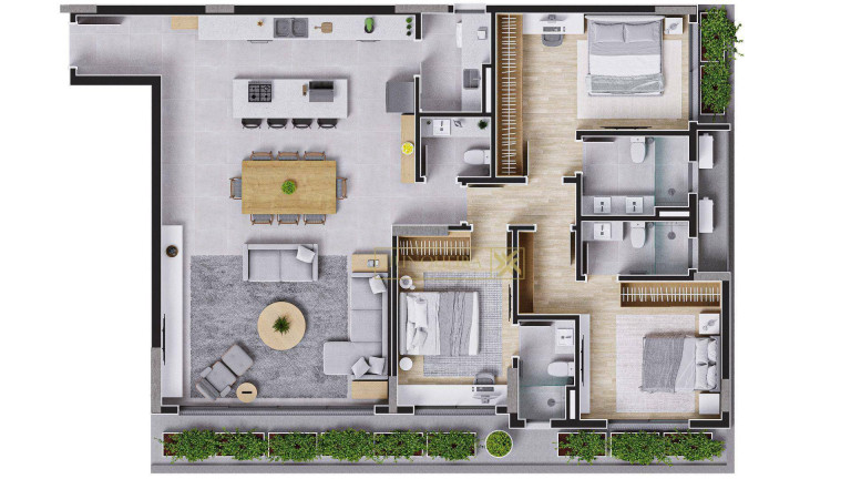 Imagem Apartamento com 3 Quartos à Venda, 141 m² em Centro - Florianópolis Imagem Apartamento com 3 Quartos à Venda, 141 m² em Centro - Florianópolis