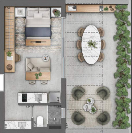 Imagem Imóvel com 1 Quarto à Venda, 32 m² em Azenha - Porto Alegre Imagem Imóvel com 1 Quarto à Venda, 32 m² em Azenha - Porto Alegre