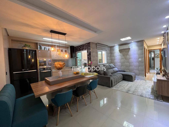 Apartamento com 2 Quartos à Venda, 70 m² em Vila Valparaíso - Santo André