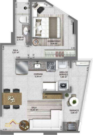 Imagem Imóvel com 1 Quarto à Venda, 42 m² em Guilhermina - Praia Grande Imagem Imóvel com 1 Quarto à Venda, 42 m² em Guilhermina - Praia Grande
